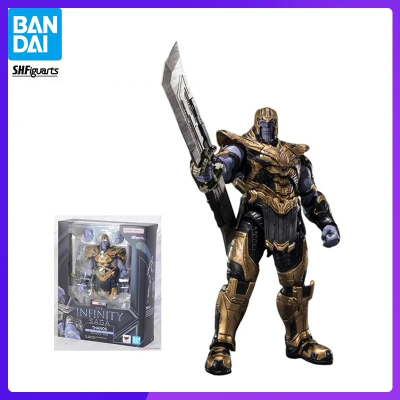 

In Stock Bandai S.H.Figuarts Avengers: Endgame Thanos Original Anime Figures Model Toys Boys Action Figures Collection Doll PVC