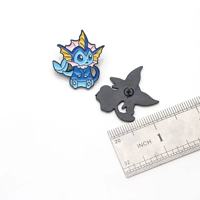 Pokemon Cute Adventure Cartoon Eeveelution Brooch Clothing Alloy Pins Hat Scarf Emblem Pendant Jewelry Enamel Anime Pins Gifts