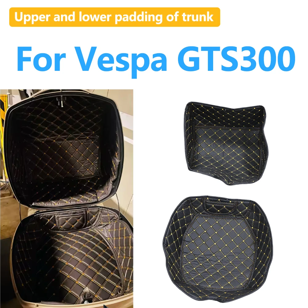 For VESPA GTS300 GTS-300 GTS 300 Motorcycle Accessories Trunk Case Liner Rear Luggage Box Inner Tail Lining Bag Protection