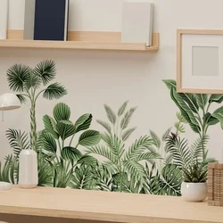Large African Tropical Tree Wall Stickers Nursery Wall Decals for Kids Boys Room Bedroom Decoration Jungle Wallpaper Home Decor