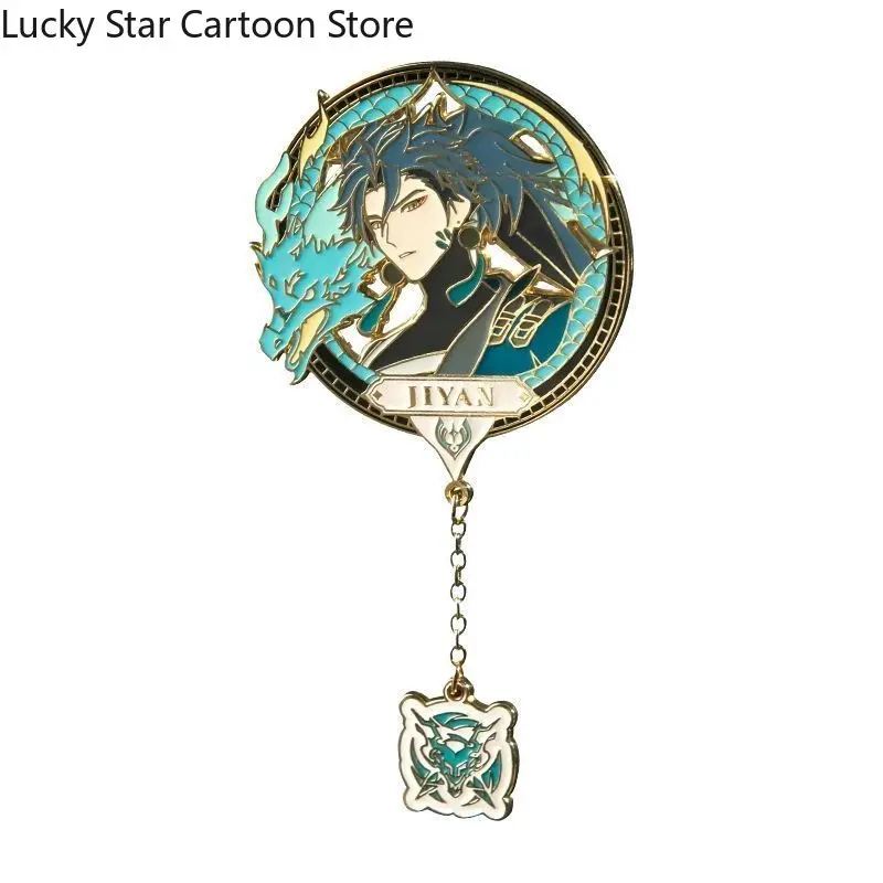 Рождественские волнистые Иньлин Джиян резонанс тематический значок косплей игра аниме брошь рюкзак кулон коллекция подарок на Хэллоуин