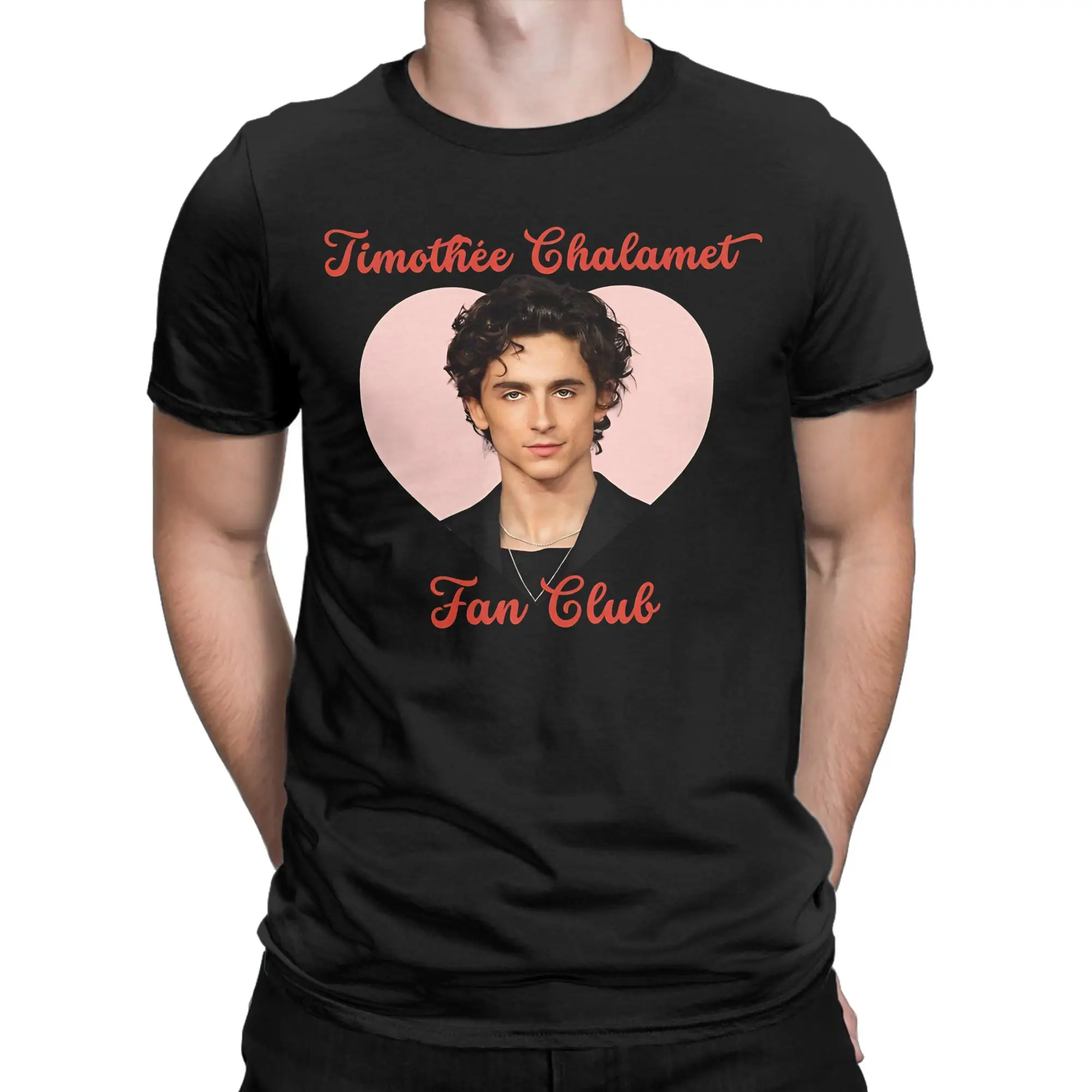 Harajuku T Shirt Beach Timothee Chalamet American Actor Hip Hop T Shirts Pure Cotton Tee Shirt for Men Y2K Short Sleeve Clothes