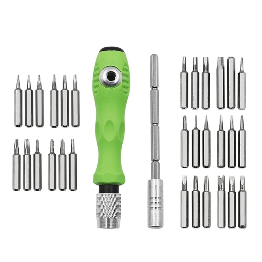 Screwdriver Screw Driver Set 32 In 1 32pcs Dismountable For Phone Laptop Hand Tool Magnetic Non-slip Precision