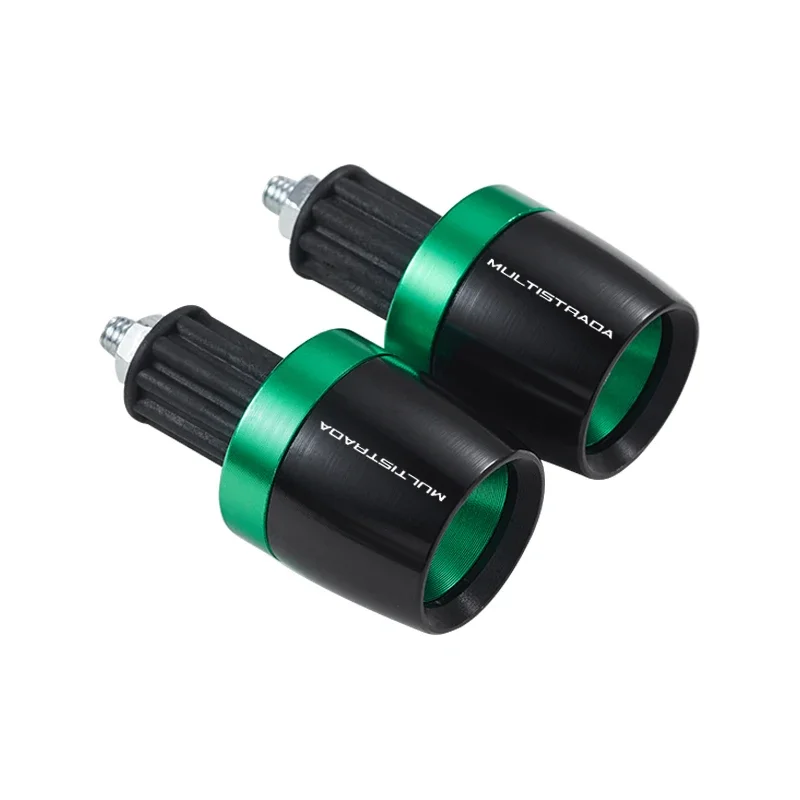 Para Ducati Multistrada 950 1100 1200 1200S/GT 1260 S V4S V4 V2 V2S empuñaduras de manillar de motocicleta extremos tapa de manillar tapón final