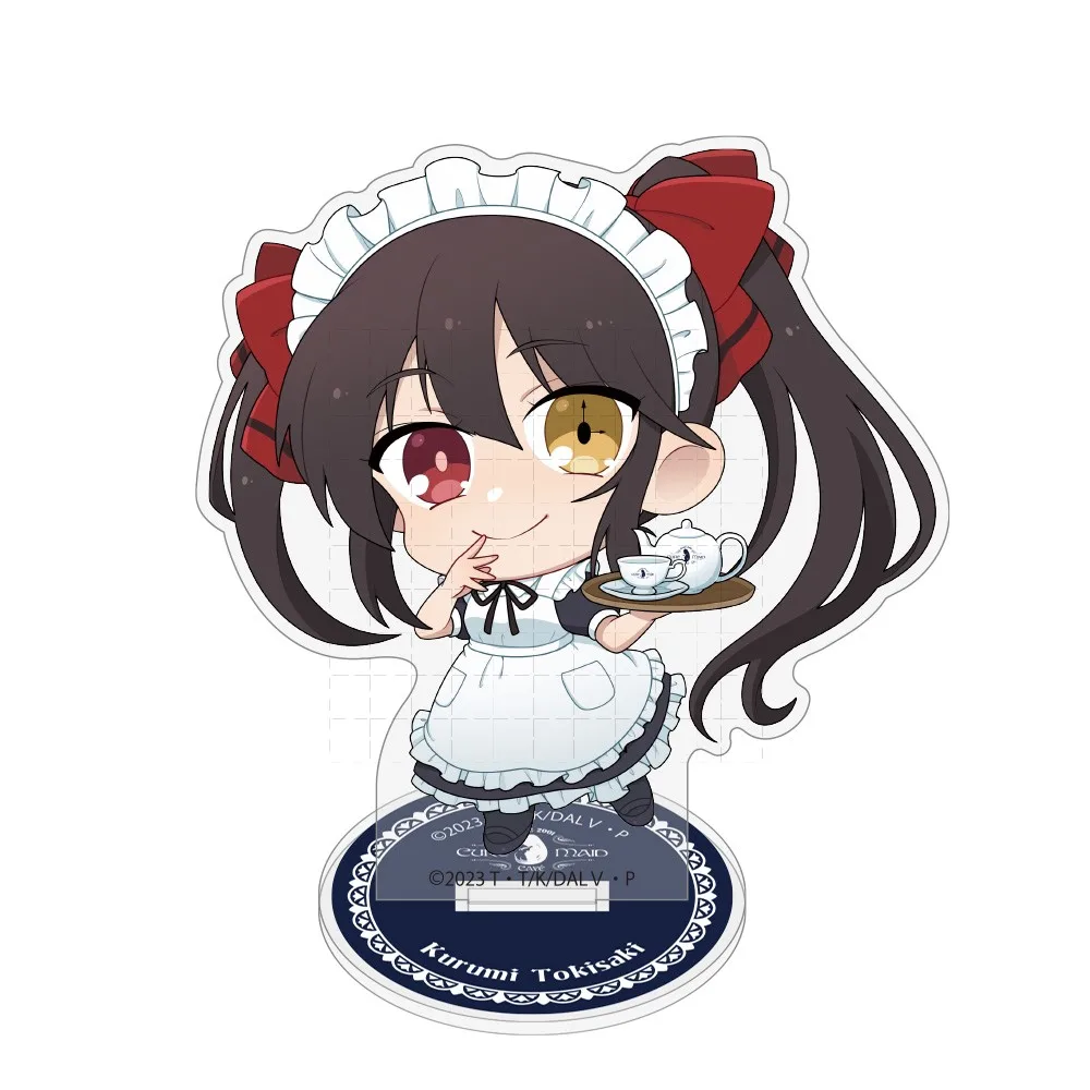 Muñeco de acrílico con soporte, minifigura de Anime Tokisaki Kurumi, Yatogami Tohka, modelo de placa para regalo