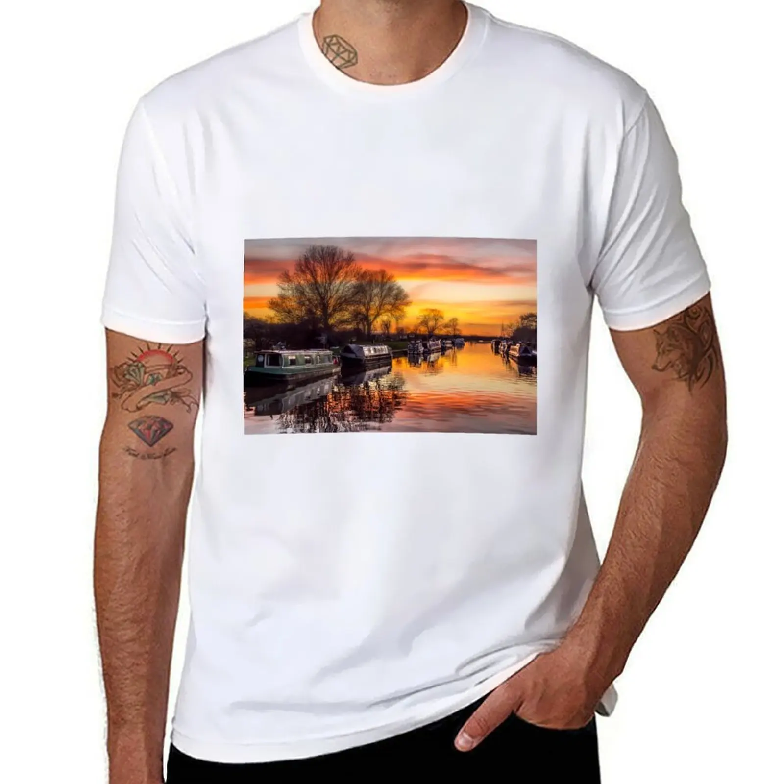 

#71 Trent Lock Sunset T-Shirt t shirts for man graphic funny t shirts with prints T-Shirt