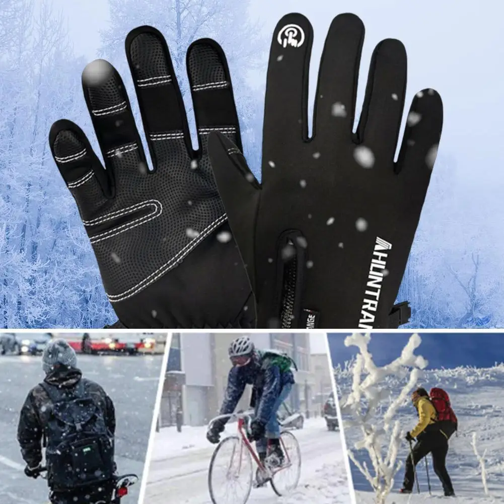 Winter Warmth: USB Touch Screen Gloves with Electric Heating for Snowboarding, Cycling, Skiing & Driving