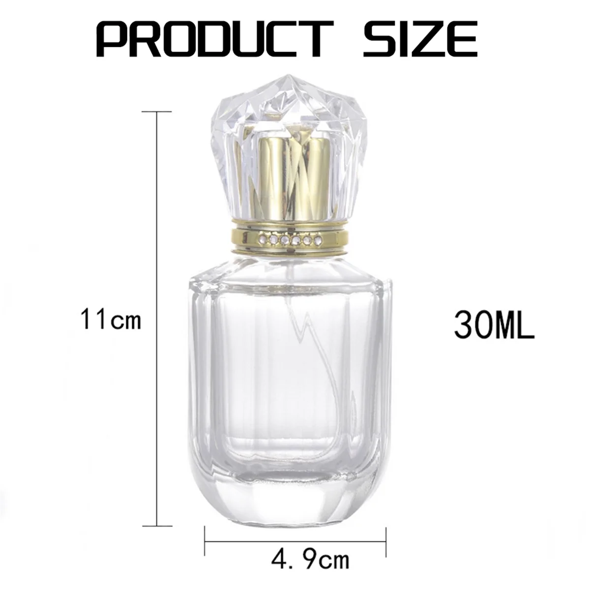 5Pcs 30Ml Glass Spray Bottle Small Cosmetic Atomizer Perfume Bottles Atomizing Spray Container Spray Bottles for Travel