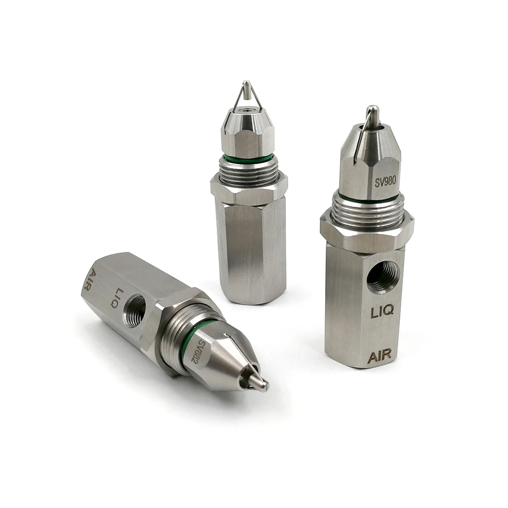 

Ultrasonic Air Atomizer Nozzle, Dry Fog Fine Mist, 304 Stainless Steel, Dust Removal