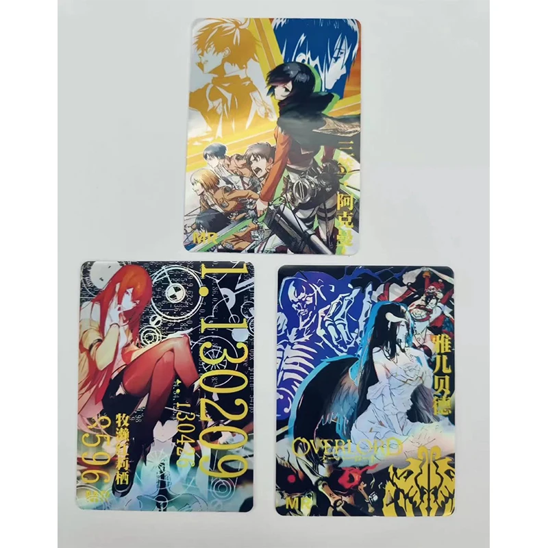 Homemade Goddess Story Anime Rare Card Albedo Hancock Mikasa Ackerman Cartoon Characters Collection Cards Toys Christmas Gift