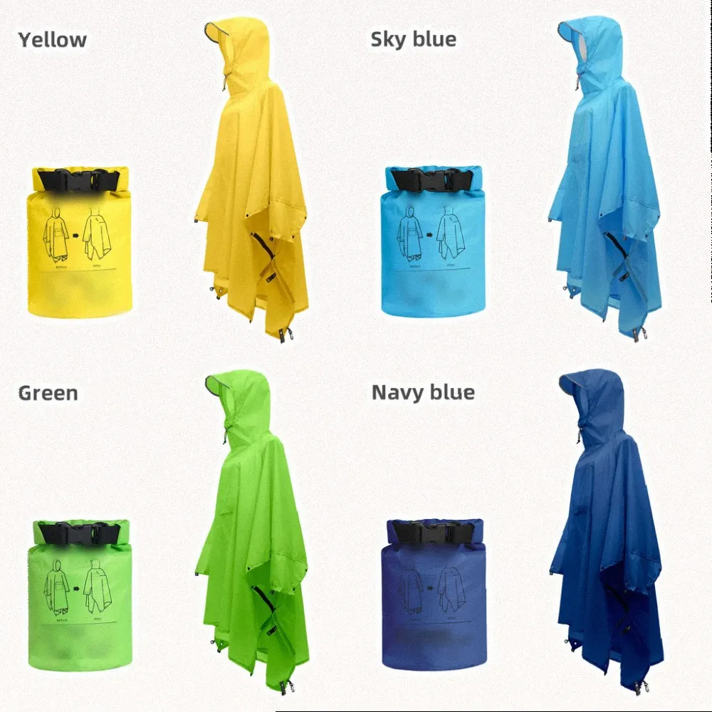 Fishing Trip Raincoat Portable Raincoat Portable Three-in-one Raincoat Upgraded Version Design Fishing Trip Raincoat