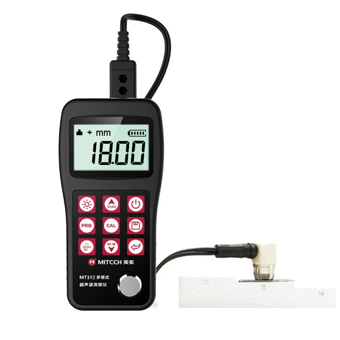 MT190 Multi-Mode Ultrasonic Thickness Gauge Meter Tester with Backlight