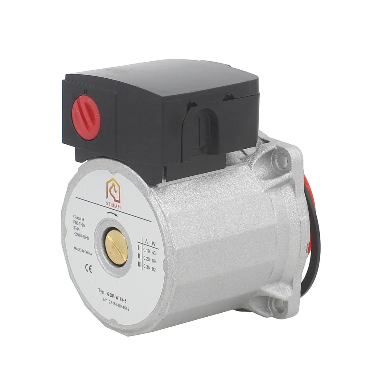 Gas Boiler Part Water Circulation Pump Motor GBP-W 15-6 82W for Wall-mounted Furnace Water Pump Gas Boiler Parts