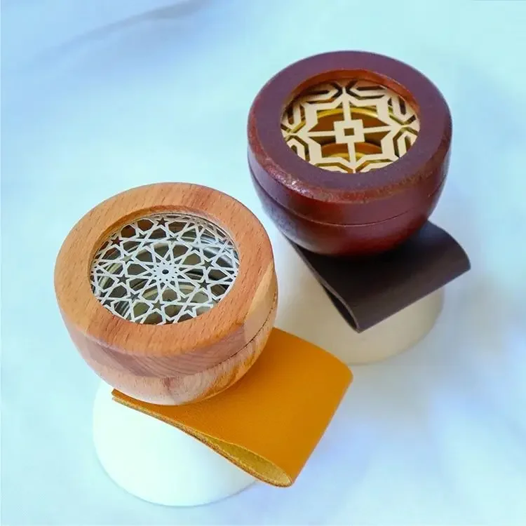 Wooden  pattern  Ceramics mini oud incense  burner Arab holiday gift hotel decoration incense burner