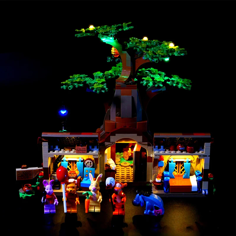 Kit luci a LED fai da te RC per LEGO 21326 Winnie The Pooh Tree House (solo luce a LED, senza modello di blocchi)