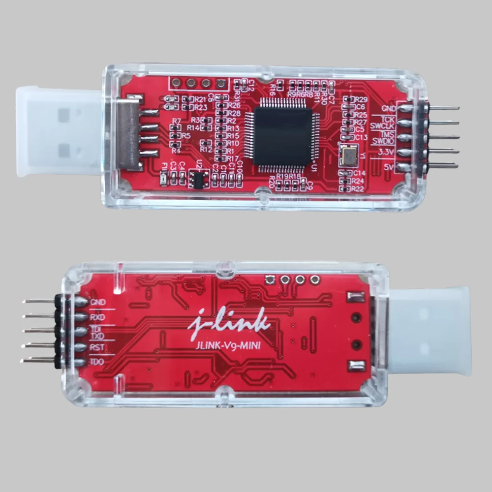 JLINK V9 mini emulator OB debugger ARM downloader STM32 burner TTL virtual serial port GD