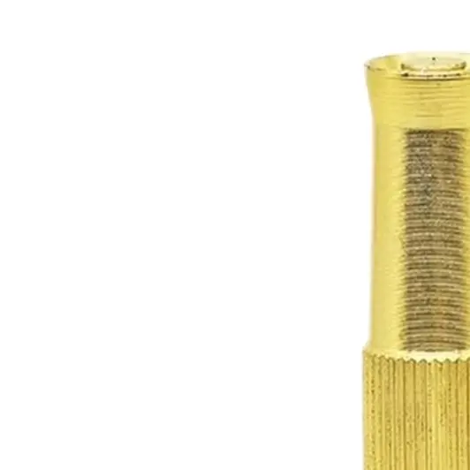 10 Stück / Gold / Aluminiumlegierung 4-teilige Sprühdüse mit Außengewinde für Gartenbewässerung, Autowäsche, Schlauchanschluss, Sprinklerkopf