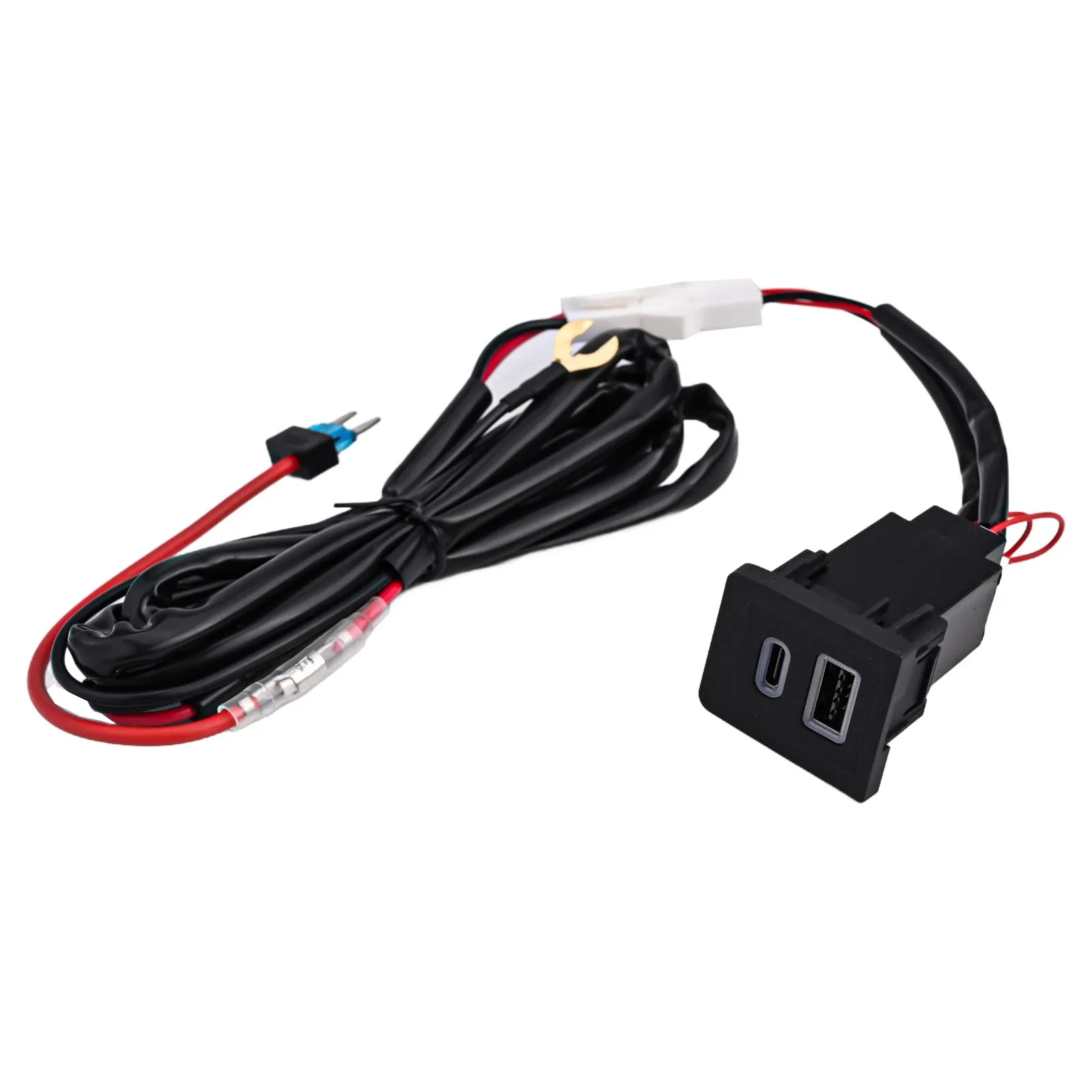 

Двойное зарядное устройство USB-C PD Автомобильное зарядное устройство с двумя USB-портами на дороге Автомобильная зарядка Быстрая зарядка для Multivan T5 2003-2015