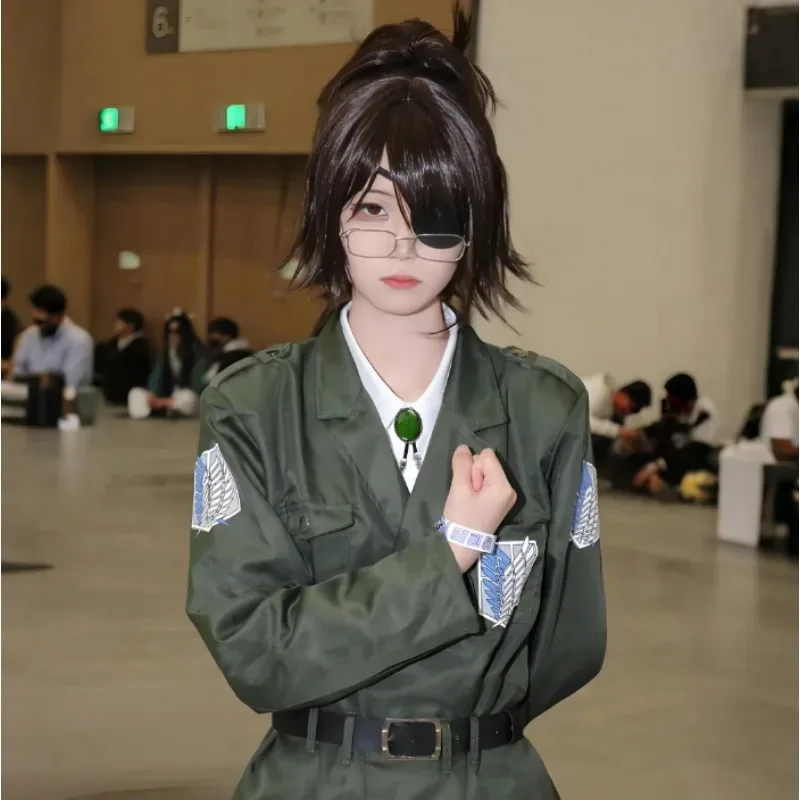 

DY20Anime Attack on Titan Eren Levi Cosplay Costumes Windbreaker Coat Survey Corps Uniform Full Set Carnival Party Unisex Outfit