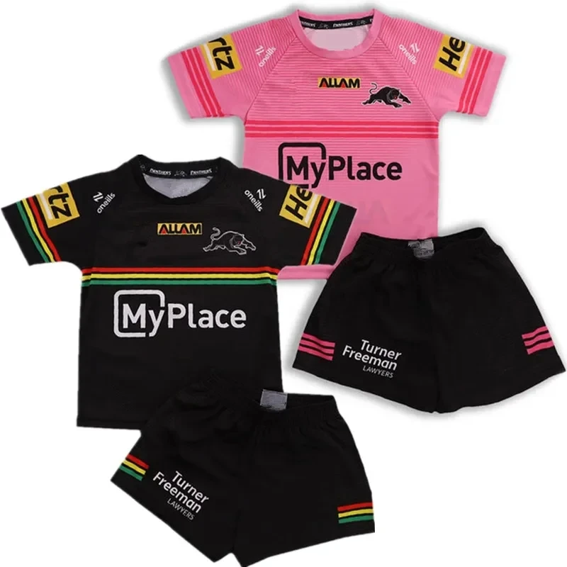 2024 Penrith Panthers Kids Kit Home / Away / Training Rugby Jersey (Custom name and number )