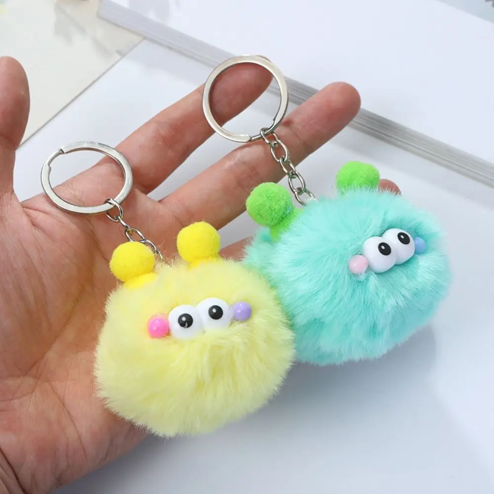 سلسلة مفاتيح من القطيفة الناعمة قلادة كارتونية ، حلقة مفاتيح هدية كاواي ، جديدة