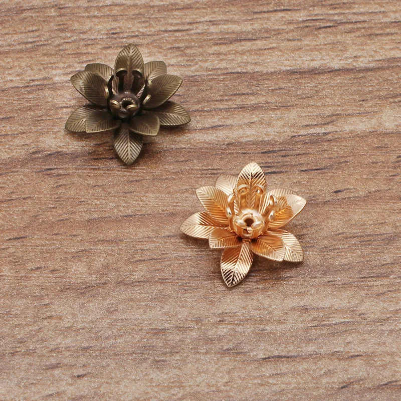 BoYuTe Metal Brass Flower Findings Diy Jewelry Making Accessories Factory Wholesale