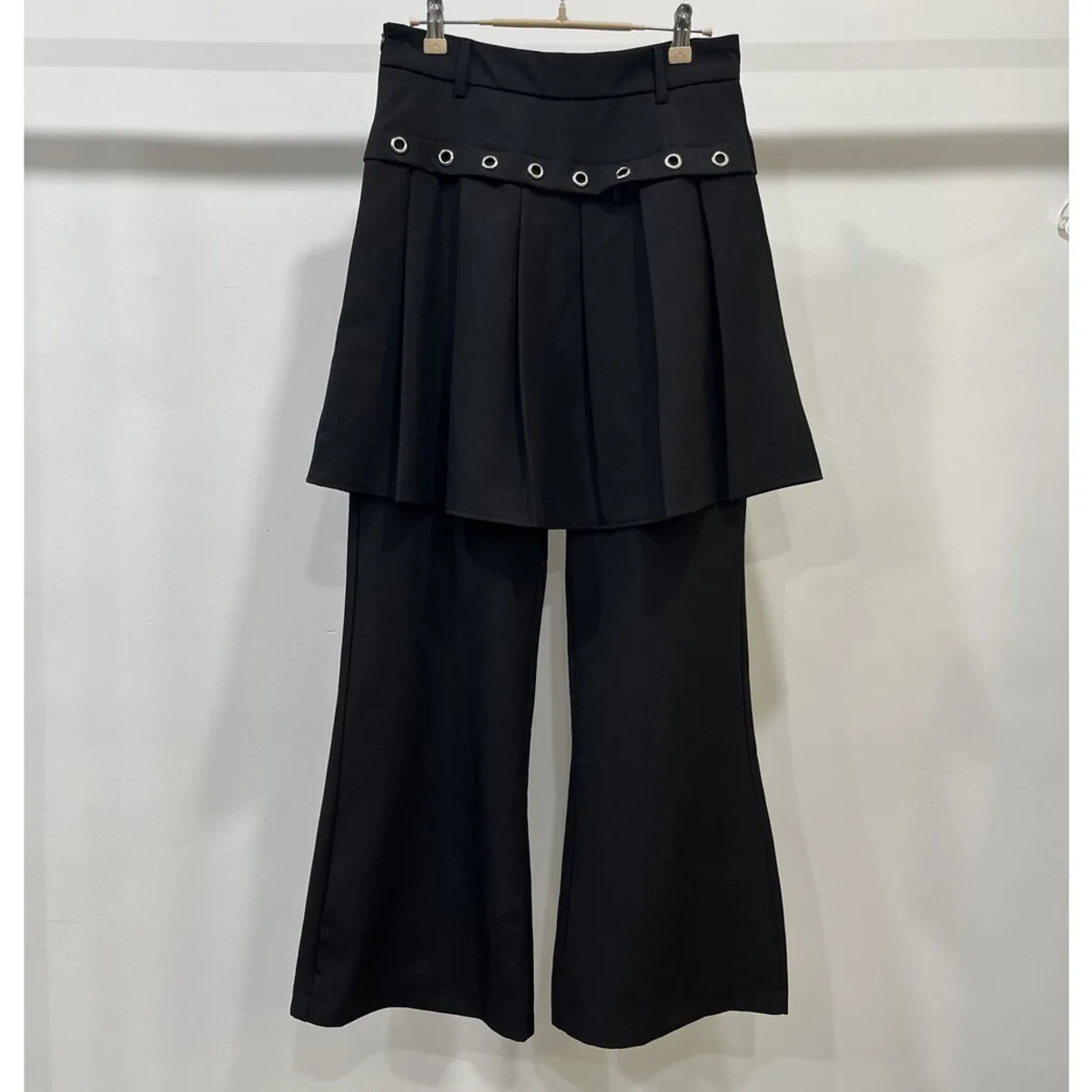 BJTZ سراويل بالازو فضفاضة مستقيمة الساق للسيدات مصممة بنطلون أنيق وبسيط فاخر عالي الجودة غير رسمي للمكتب شتاء 2025