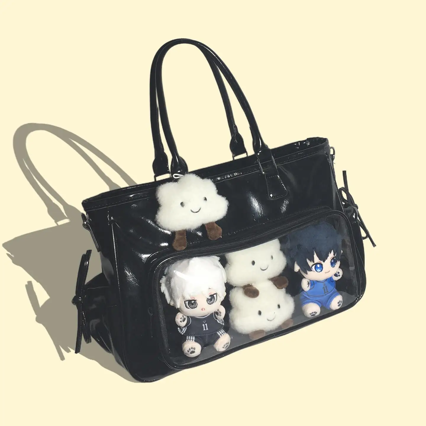 

Large Capacity Crossbody Bag with Support for Concert Props Hidden Compartment Fan Meeting Light Board Star Chaser Bag