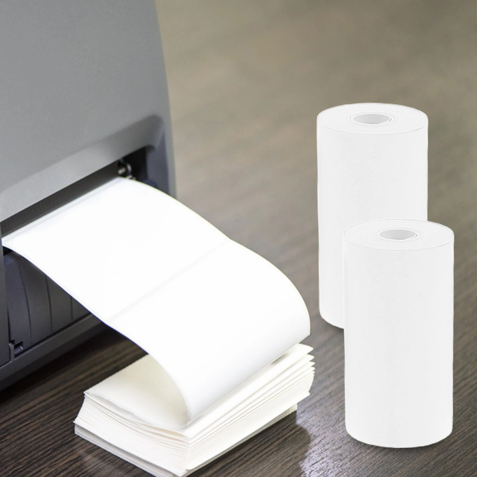 

10pcs 57X30Mm Thermal Receipt Paper Roll Waterproof For Cash Register Pos Printer Retail Transaction Point