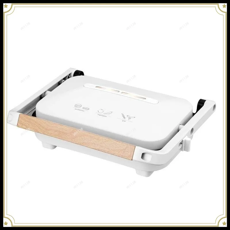 Smokeless Electric Steak Grill Double Sided Non-stick Cast Iron Pan Household Barbecue Cooking Plate