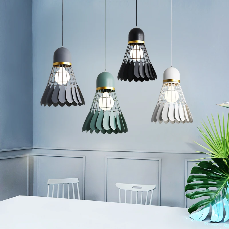 Badminton chandelier Minimalist modern Scandinavian Chandelier restaurant lamp dining lamp personality bar Kitchen pendant lamp