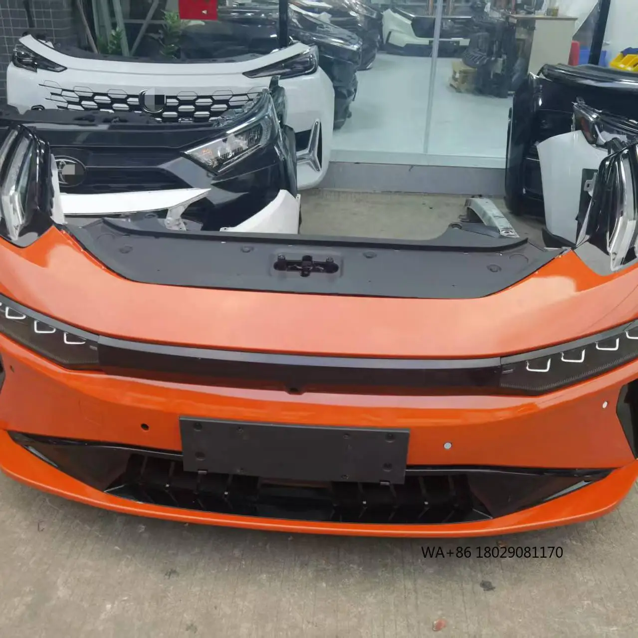 

High Quality Original Car Front Bumper Assembly with Headlight Made of Durable Plastic