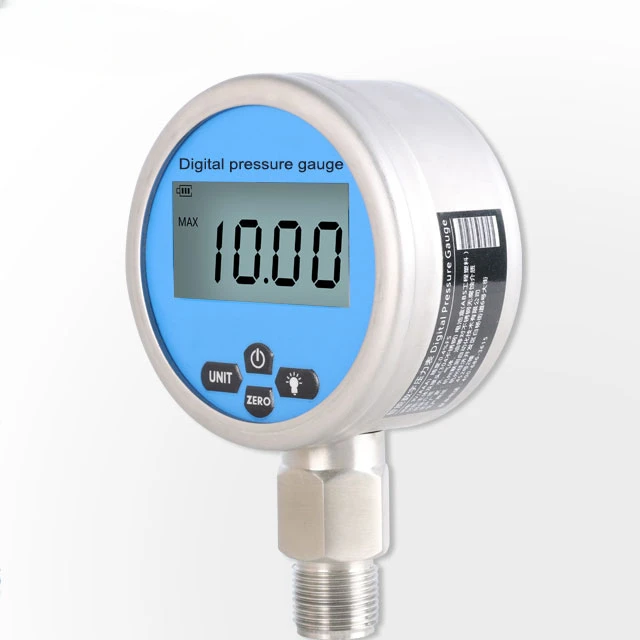 High quality and cheap price gas pressure gauge manometer for natural steel 0-6bar an316 best digital air of CE Standard