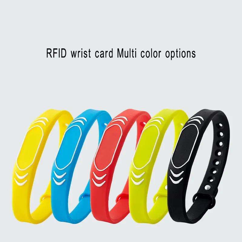 20pcs  RFID Wrist Tags 125K EM4100 Tk4100 Keyfob Bracelet Smart Adjustable Wristband Bracelet