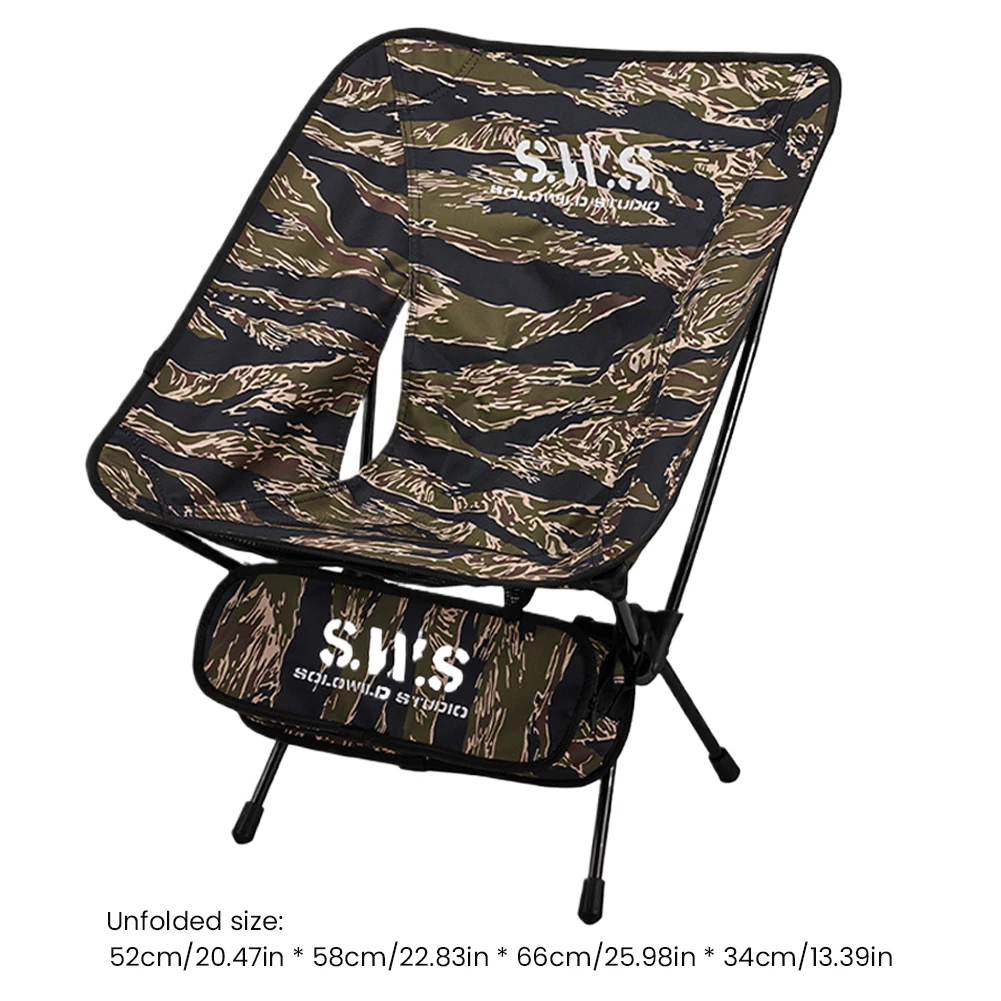 Chaise pliante ultralégère en tissu Oxford, siège de pique-nique léger et Portable pour Camping en plein air, randonnée, pêche