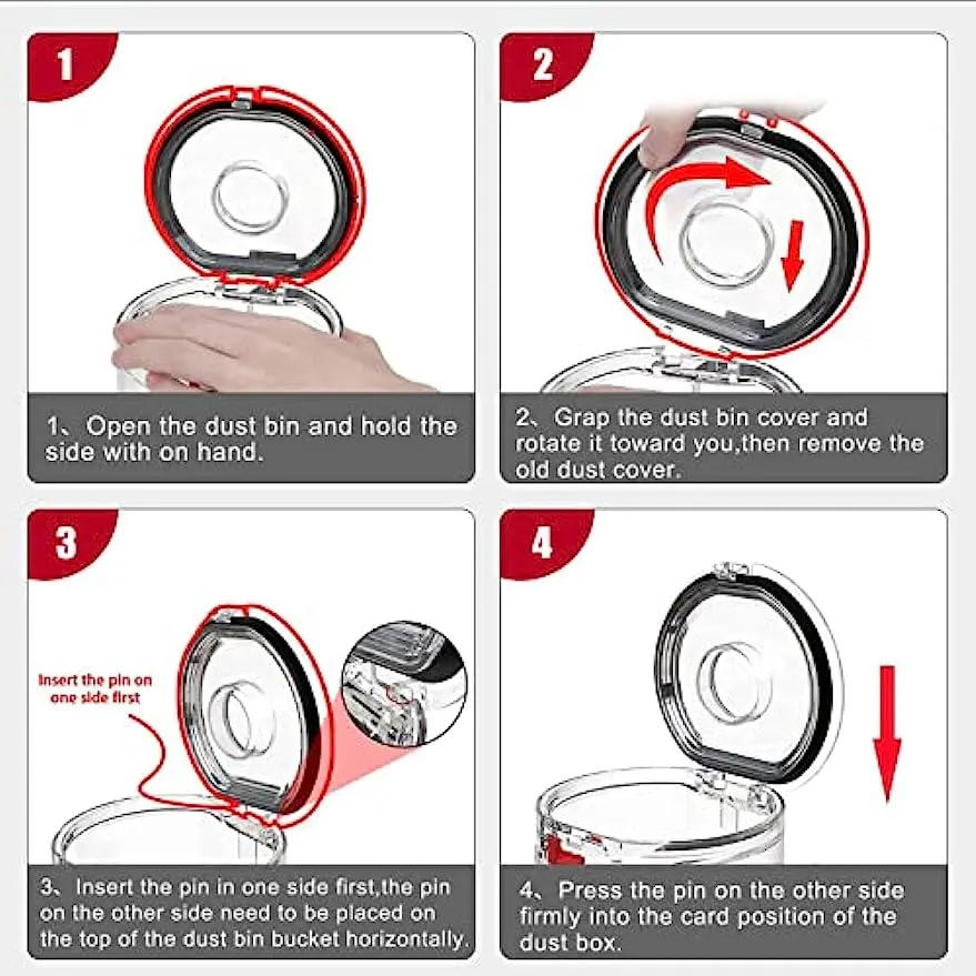 Coperchio inferiore per Dyson V7 V8 V11 V10 V15 aspirapolvere-anello di tenuta fisso superiore del bidone della polvere accessori per la raccolta della polvere di ricambio