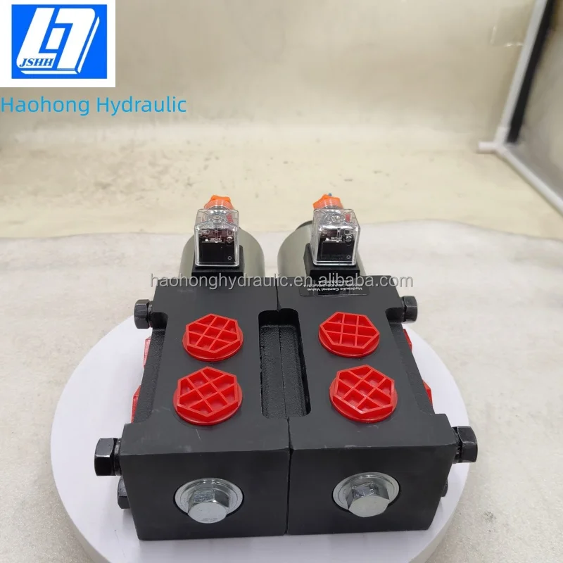 SVK10/SVV09 Stackable 8/2 Hydraulic Flow Control Valve 80L/min Flow Diverter