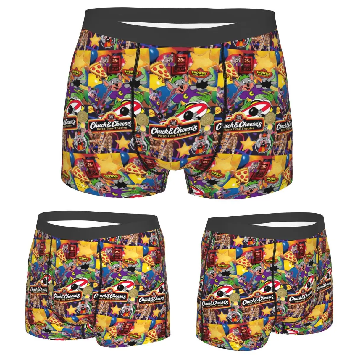 

Boxer Underpants Shorts Chuck E Cheese Panties Men's Ventilate Underwear for Homme Man Boyfriend Gift