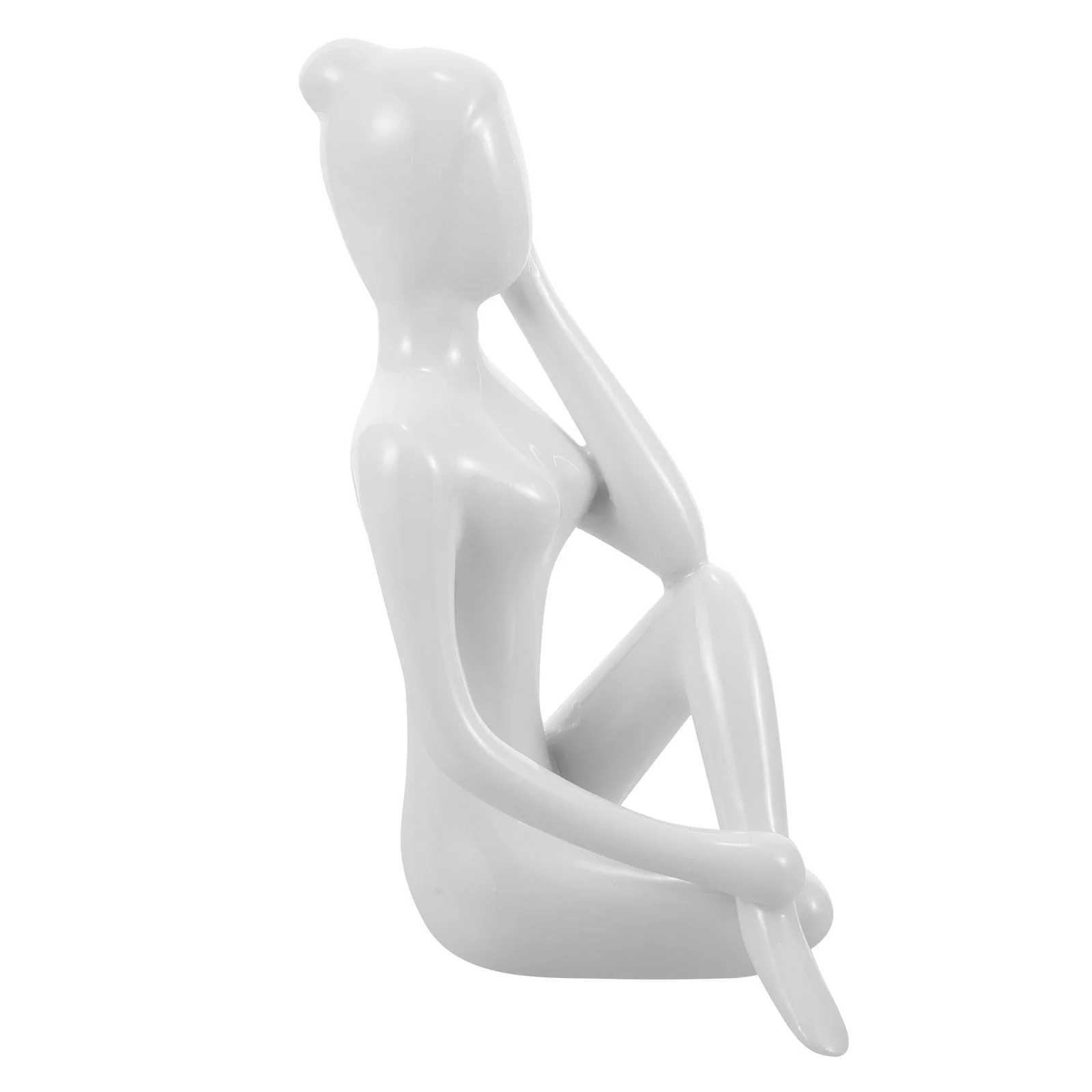 

Decorations Decorative Yoga Pose Compact Artistic Sculpture Desktop Statue for Home Delicate