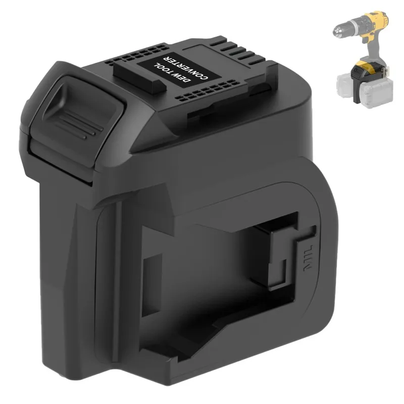 HAKSINKY محول البطارية MIL18DL 2 في 1 لميلووكي 2 حزم بطاريات 18 فولت تحويل إلى لاستخدام أدوات كهربائية لاسلكية ديوالت 20 فولت