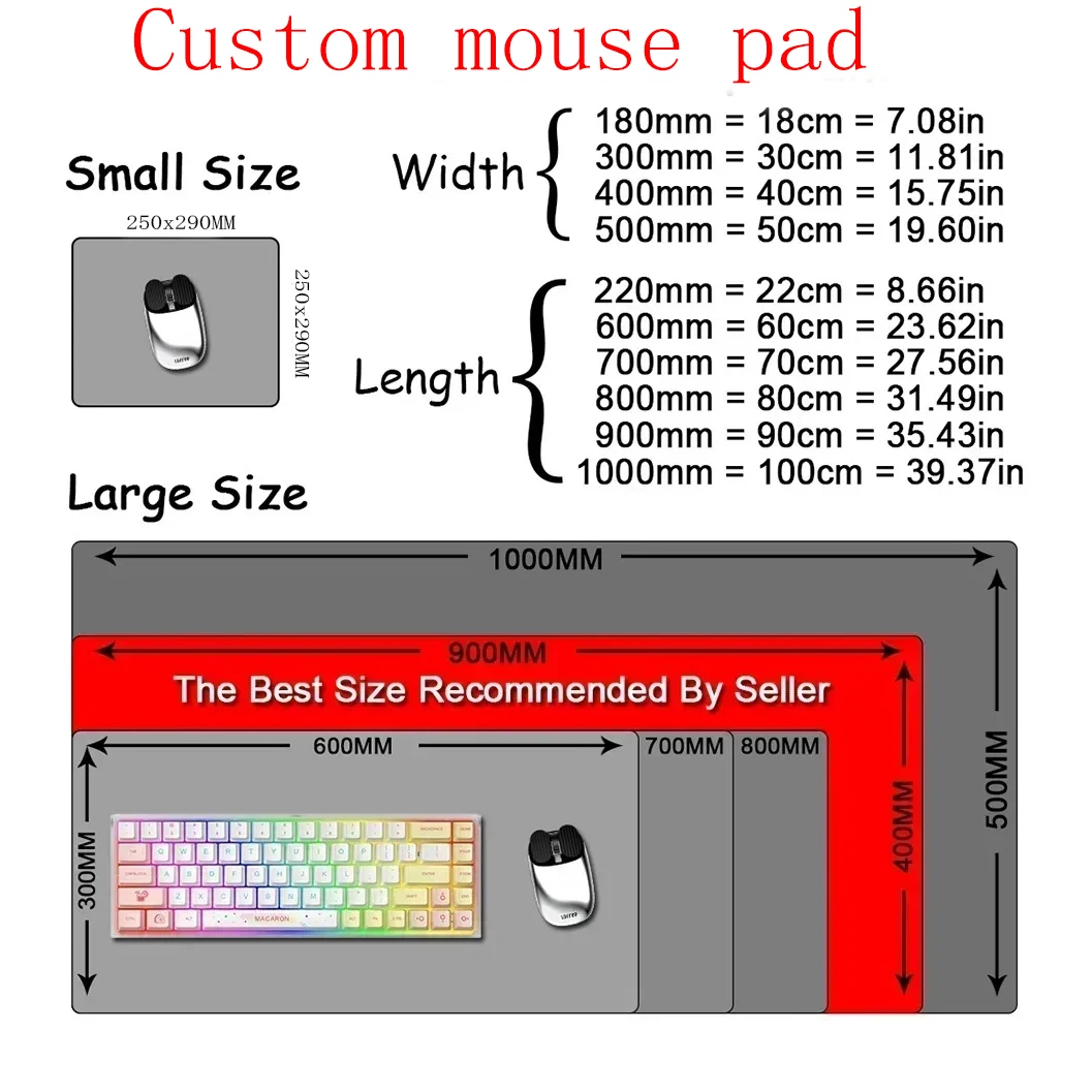 Custom Mouse Pad Dropshipping Large Playmat Gaming Customized Mat XXL DIY Gamer Office Mousepad OEM Logo Bulk Discounts Desk Mat image 3