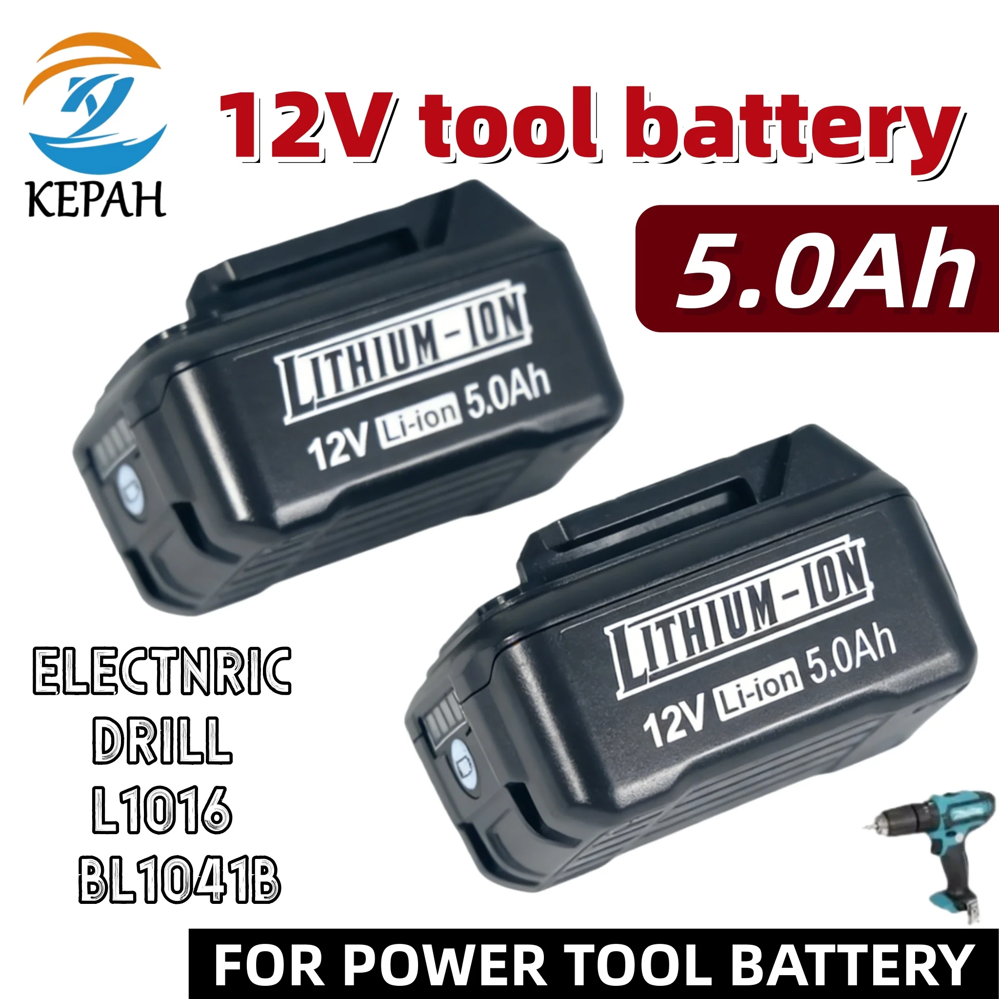 

Литий-ионный аккумулятор 12В 5.0Ач для электроинструментов | Элементы 18650 для дрелей P108/BL104, длительный срок службы