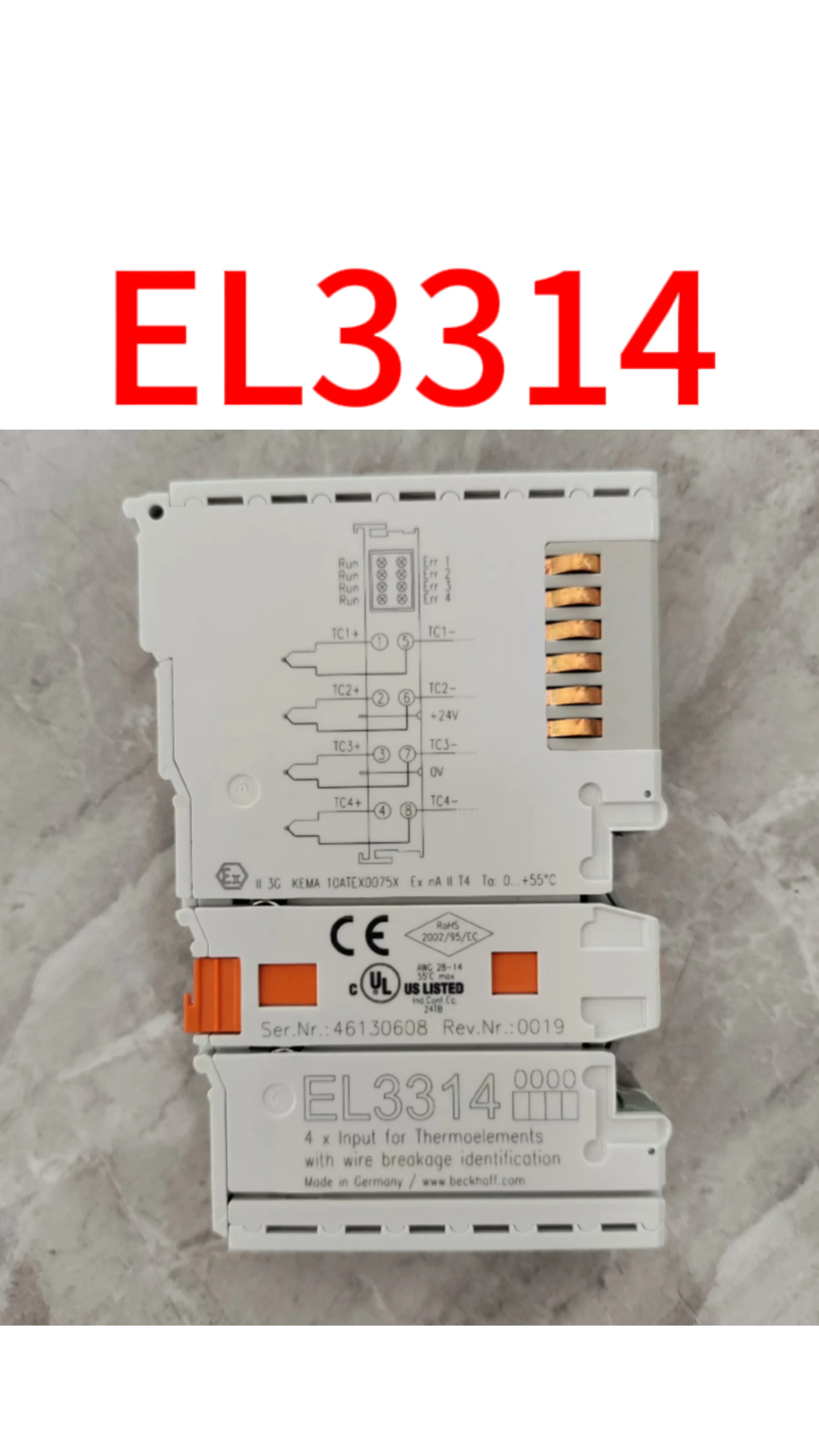 

Second-hand EL3314 test OK