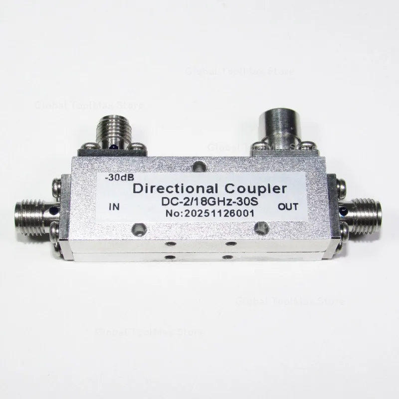Wideband SMA Directional Coupler 2-18GHz 30dB 20W RF Microwave Testing Component For DC-2/18G-30S Radio Frequency Module