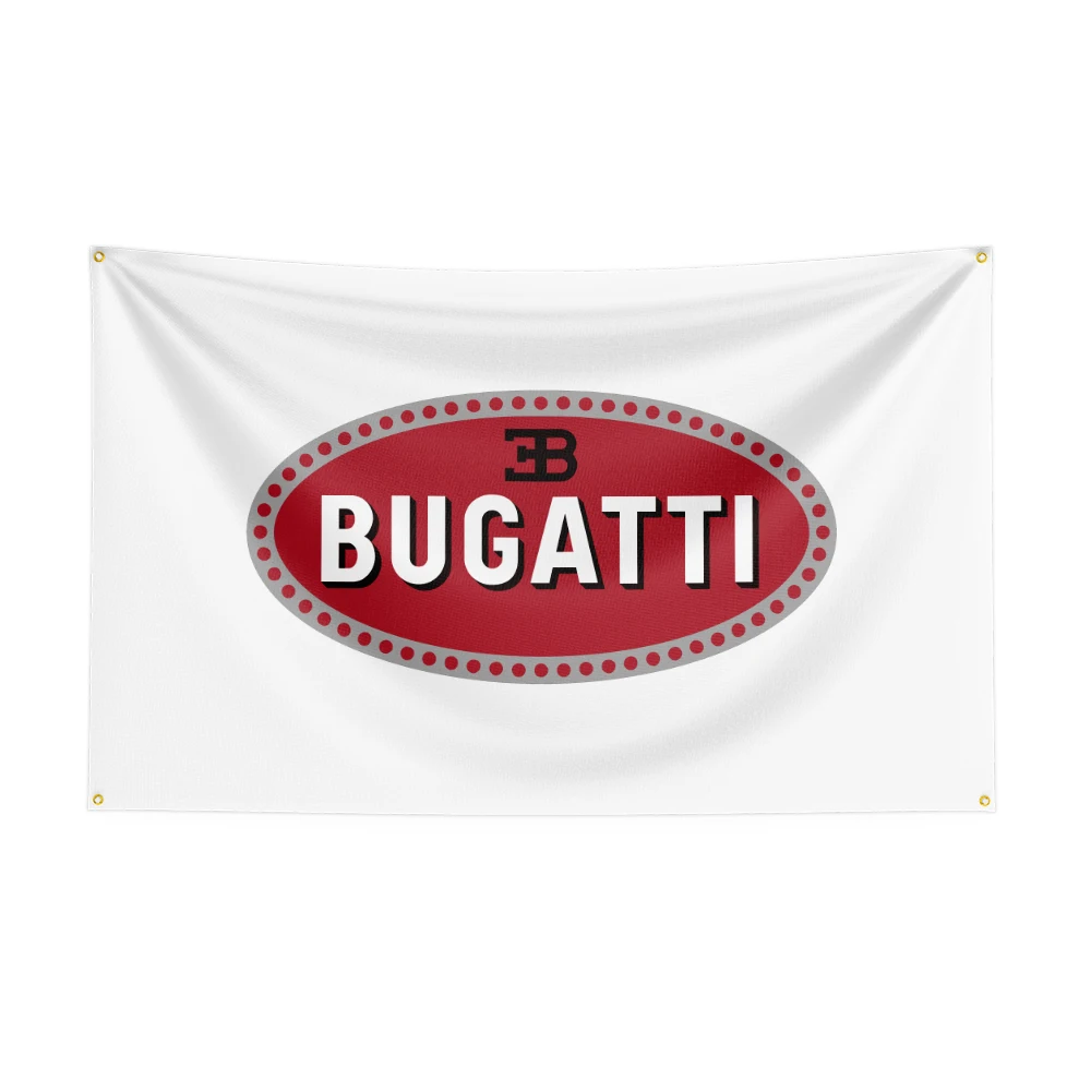 3x5 Fts Bugattis Racing car Flag for Decor