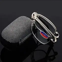 1Pc Design Reading Glasses Men Women Folding Spectacles Spectacles Frame TR Glasses with Case New+1.0 +1.5 +2.0 +2.5 +3.0