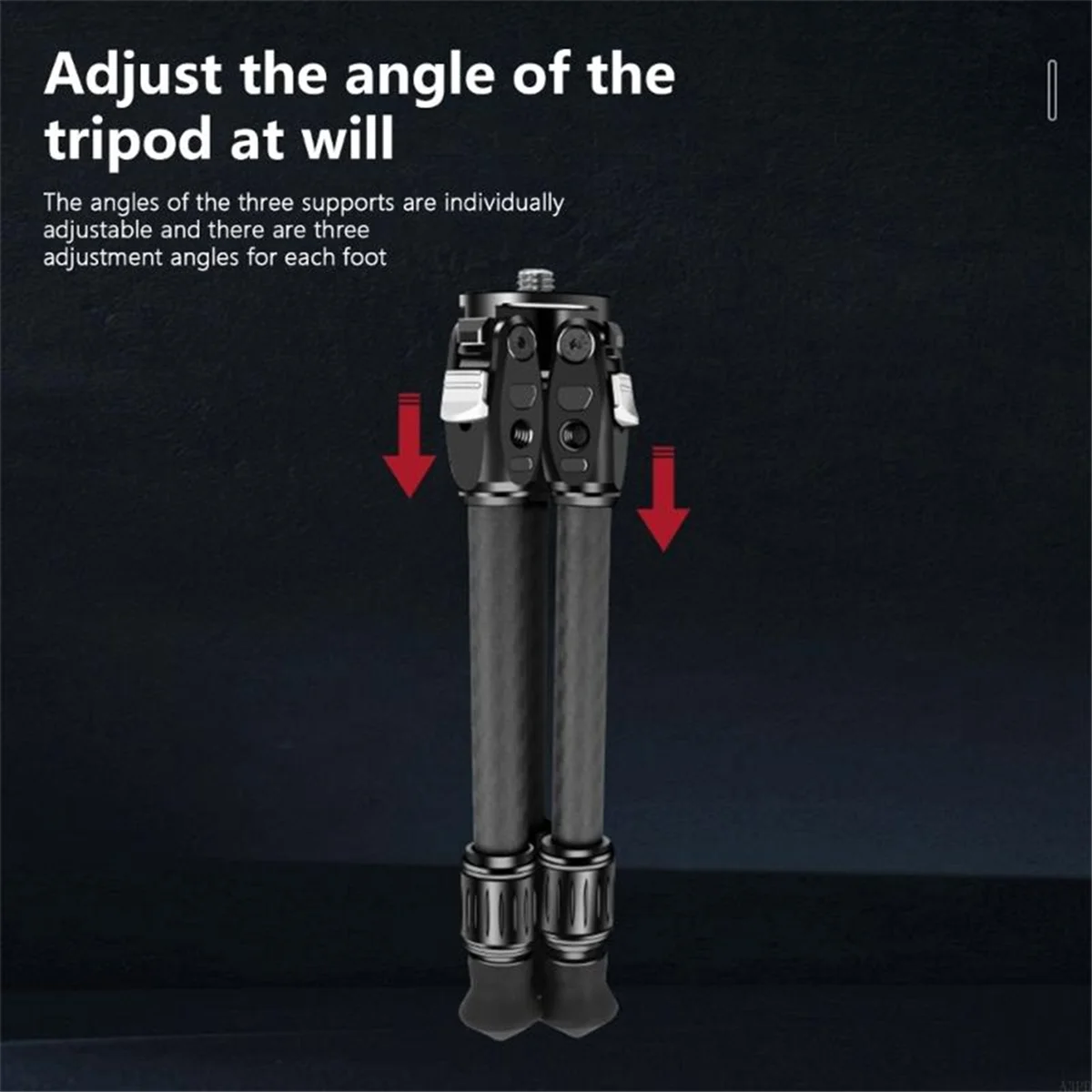 

Popular_Adjustable Carbon Fiber Tripod for Video Recording and Selfies