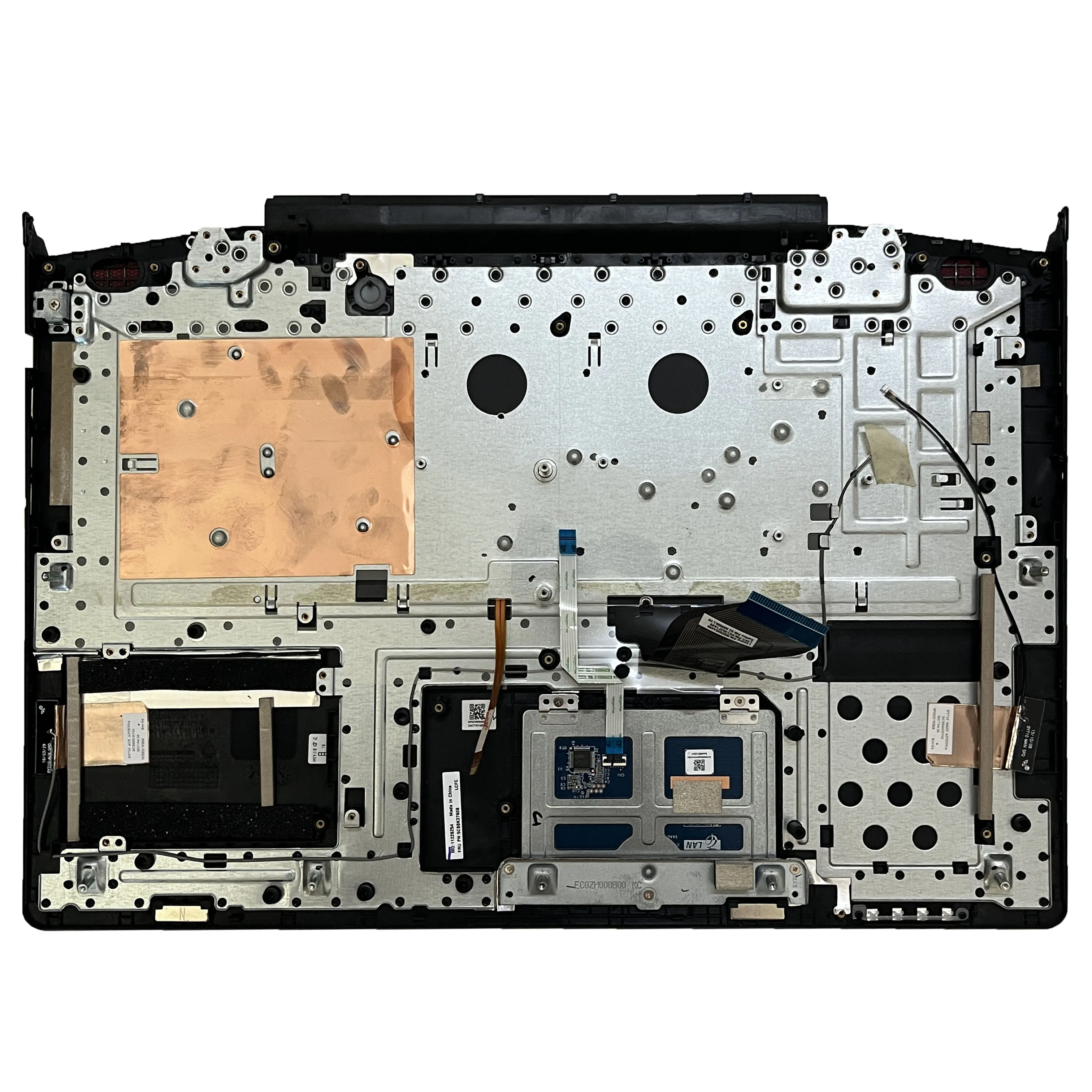Imagem -02 - Teclado dos Eua para Lenovo Ideapad Legion Laptop Case Palmrest Tampa Superior Backlight Y700 Y70017isk 5cb0k37600 Novo Original