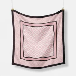 2025 Silk Scarf 70x70cm Square For Women Fashion Floral Printed Shawl Wrap Spring Summer Neckerchief Hair Lady Winter Scarves