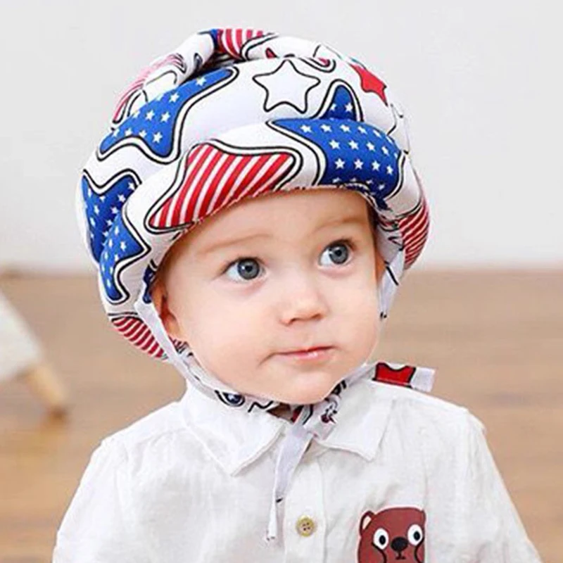 Toddler Baby Head Protection Cartoon Pillow Safety Infant Anti-fall Soft Cotton Children Protective Cushion Baby Safe Care Cap